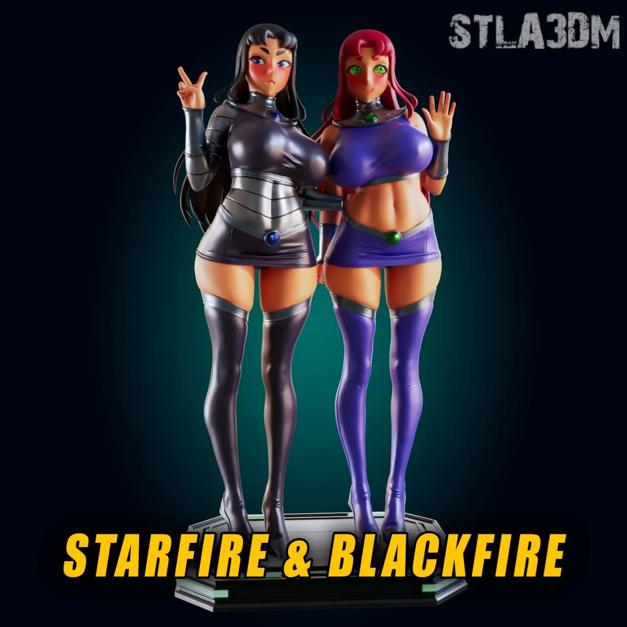 Officer Rhu - Starfire & Blackfire