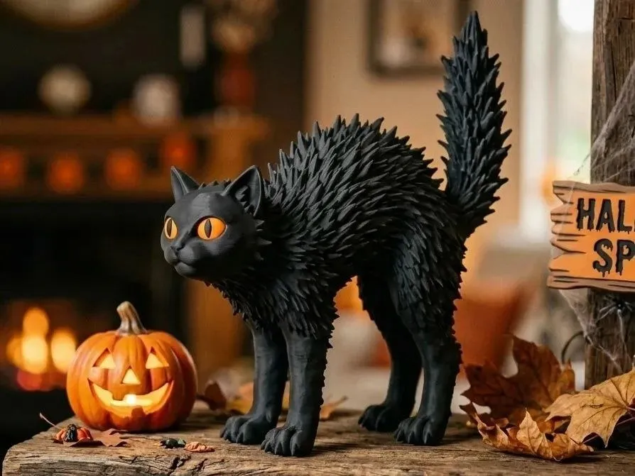 Halloween Cat Stls