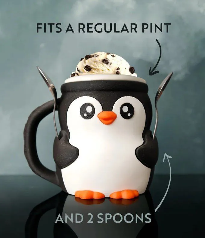 Leha- Pebbles The Penguin Ice Pint Holder