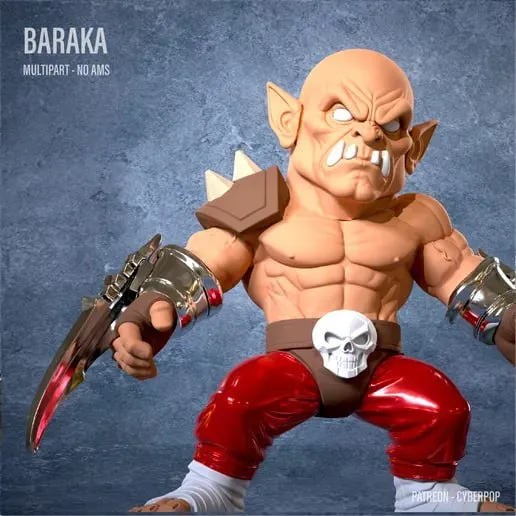 Baraka Mortal Kombat Fan Art No Ams Multi Part 3mf20260613 1 Lbyk3k