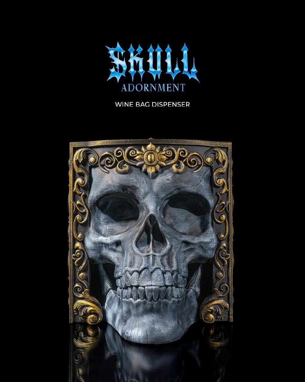 Skull Adornment Wine Bag D7ff62deea