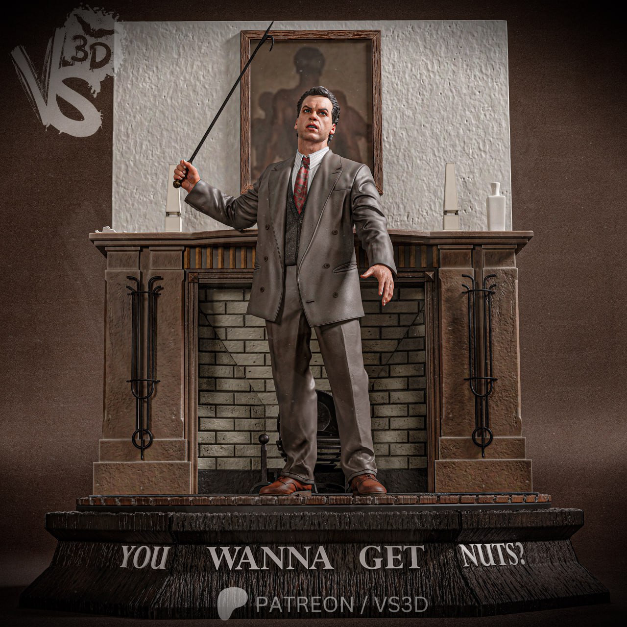 VS3D 1989 Batman Bruce Wayne Lets Get Nuts