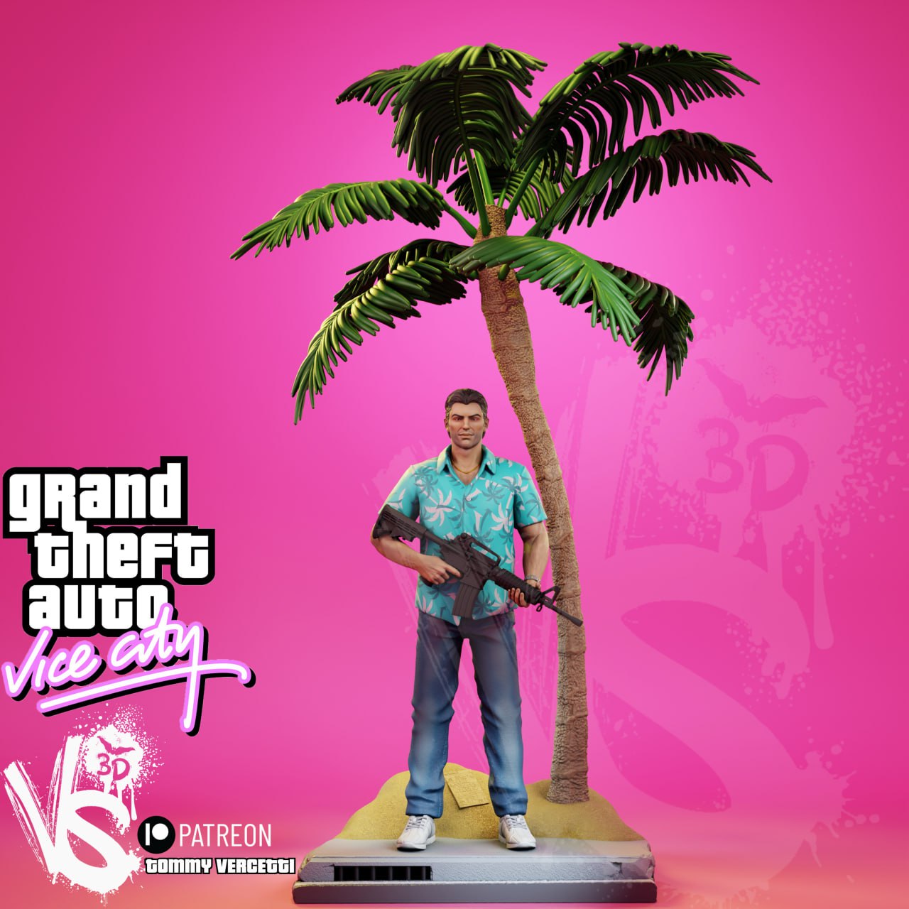 VS3D Tommy Vercetti GTA Vice City