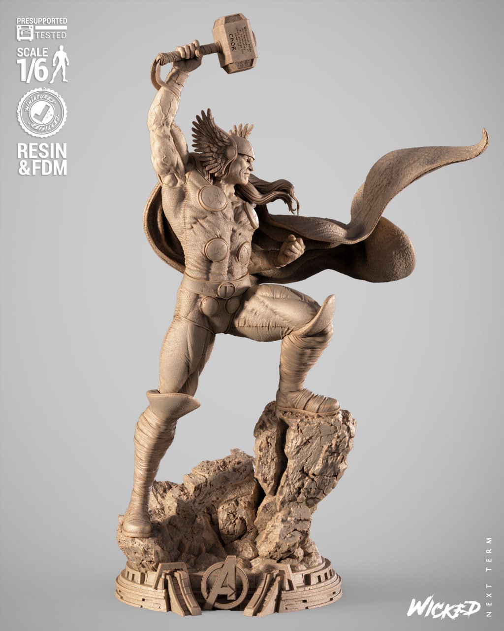 Wicked - Thor Sculpture