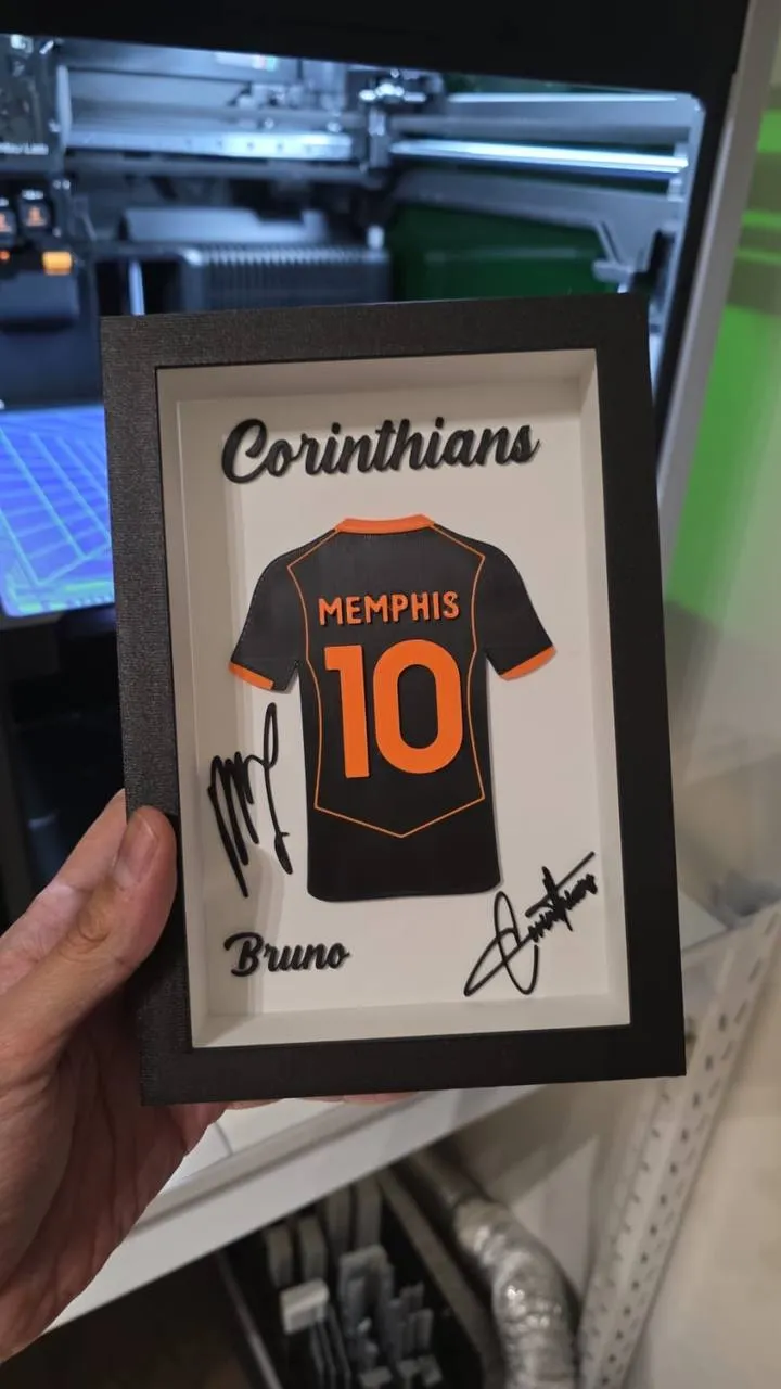 Quadro Camisa Corinthians