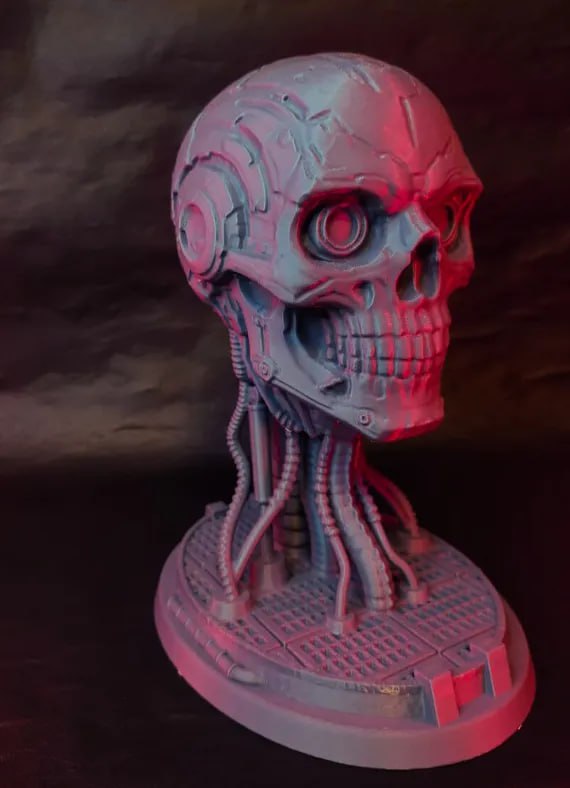 Cyberpunk-Skull-Model Files