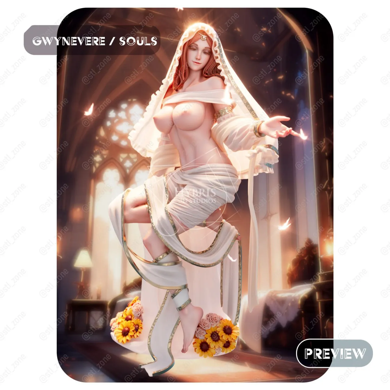 Hybris Studios - Dark Souls - Gwynevere ( NSFW)