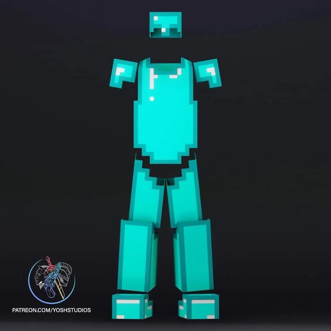YoshStudios Diamond Minecraft Armor