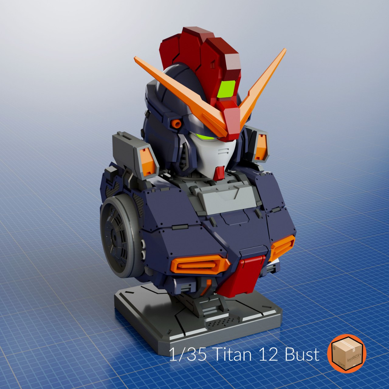 0039 Titan 012 - Gundam Sandrock 1%35 Part 1 - Bust Supported