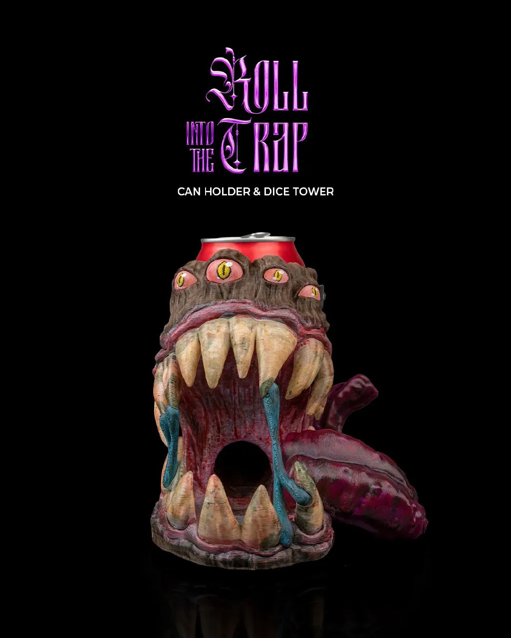 Roll Into The Trap Can Holder And Dice Tower C5f1c8947a