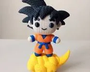 Dragon Ball Goku Knitted - Crochet - Multiparts