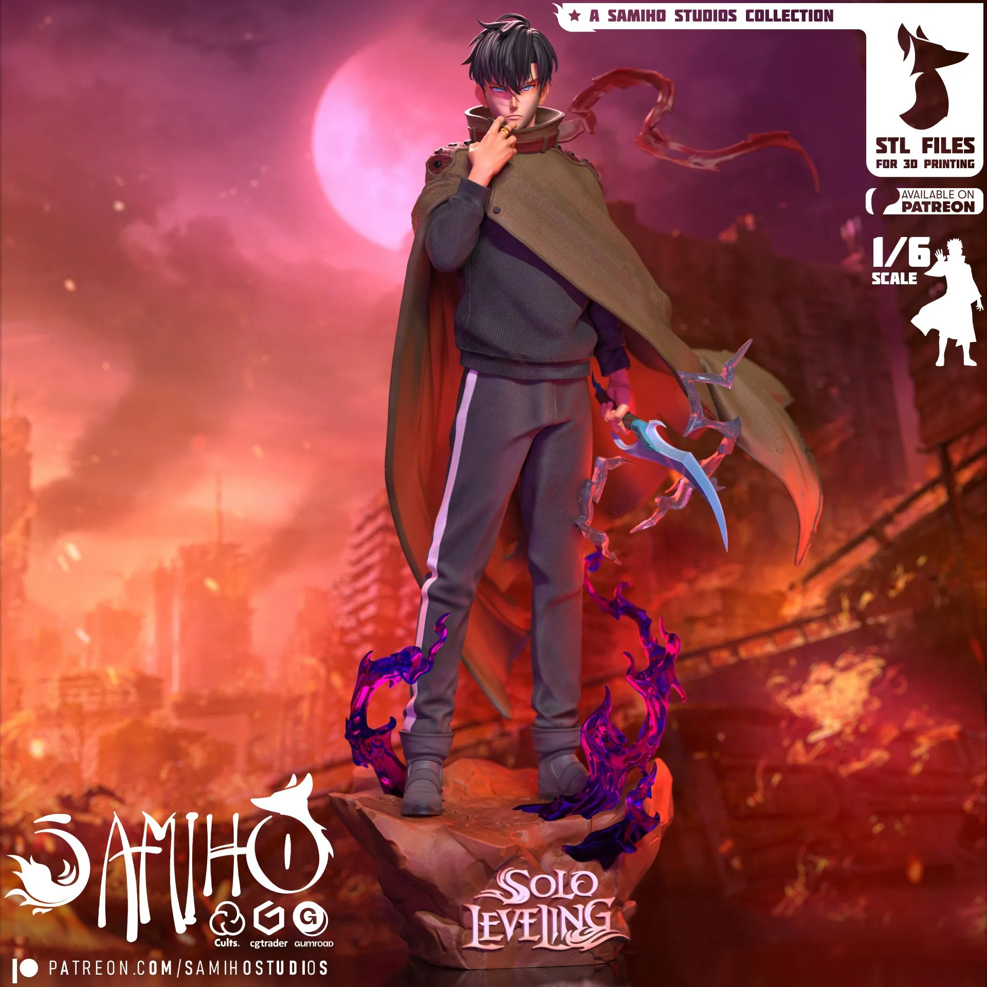 Samiho Studios - Solo Leveling - Sung Jinwoo