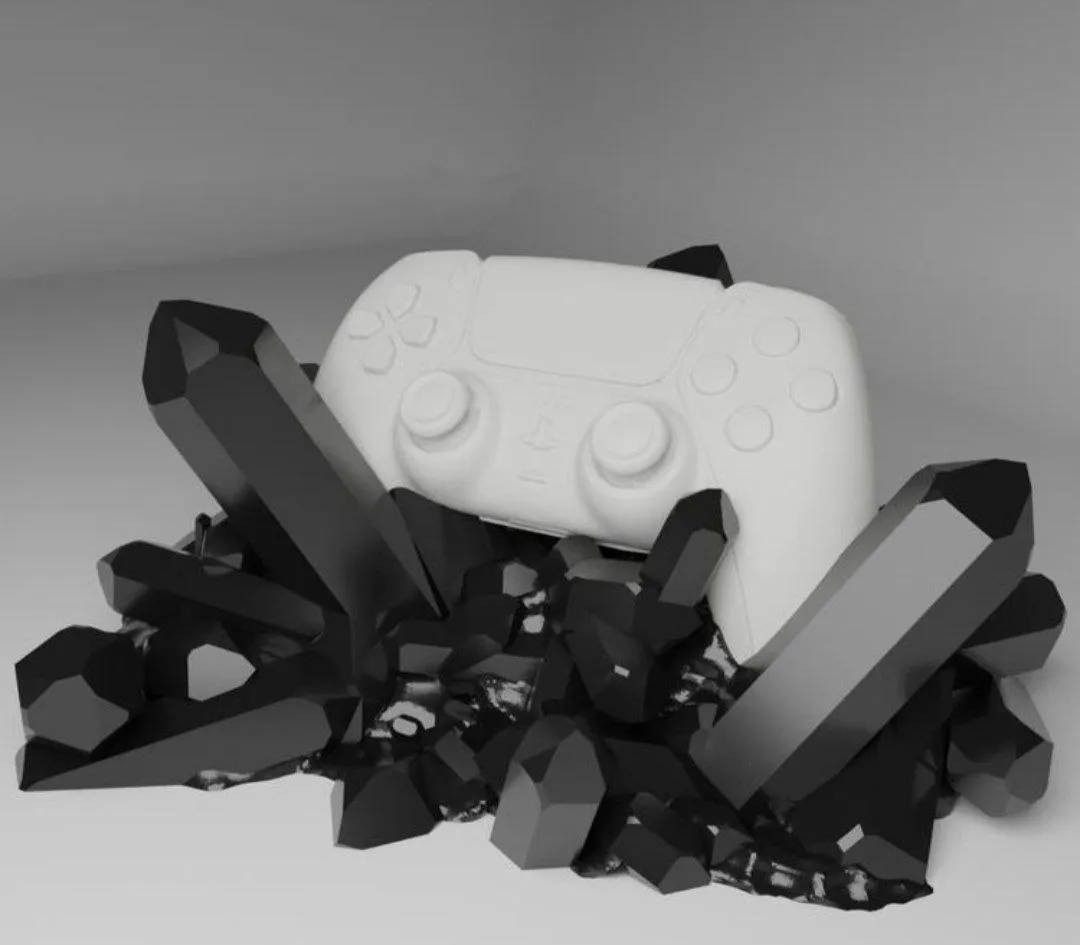 Crystal Cluster Controller Stand PS5