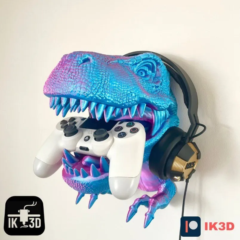 T-REX DINOSAUR HEAD WALL MOUNT (1)