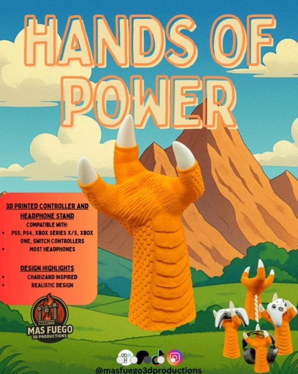 Charizard Arm Stand