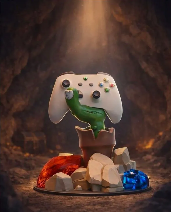 Zombie Hand Controller Stand