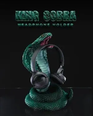 King Cobra Headphone Holder 2d129d3aac