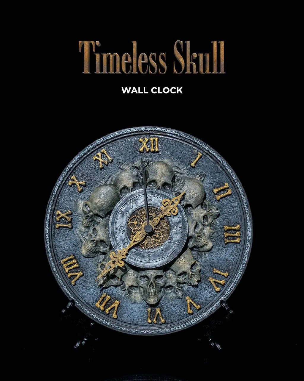 Timeless Skull Wall Clock Aa553ac681