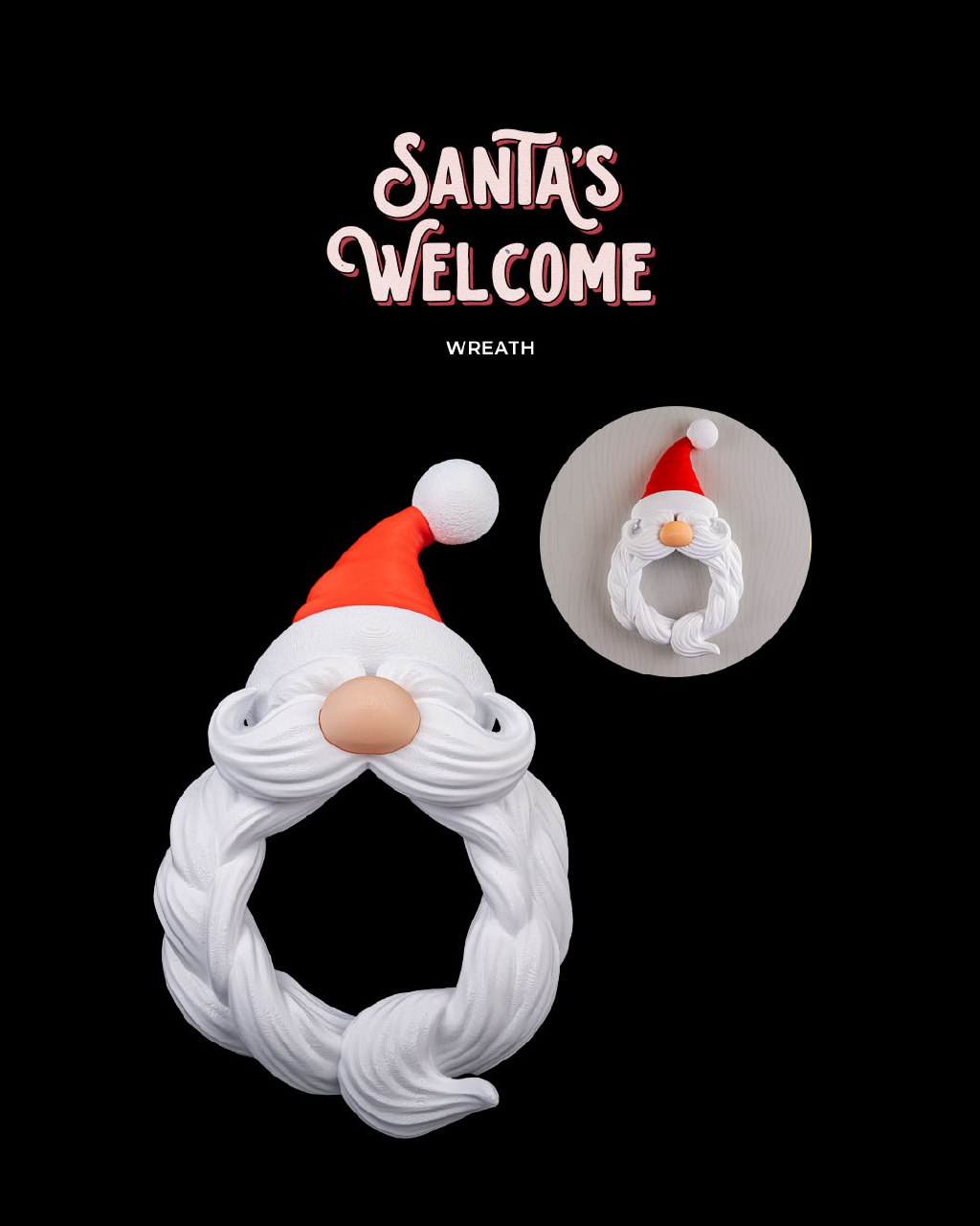 Santas Welcome Wreath 04ba56a7ad