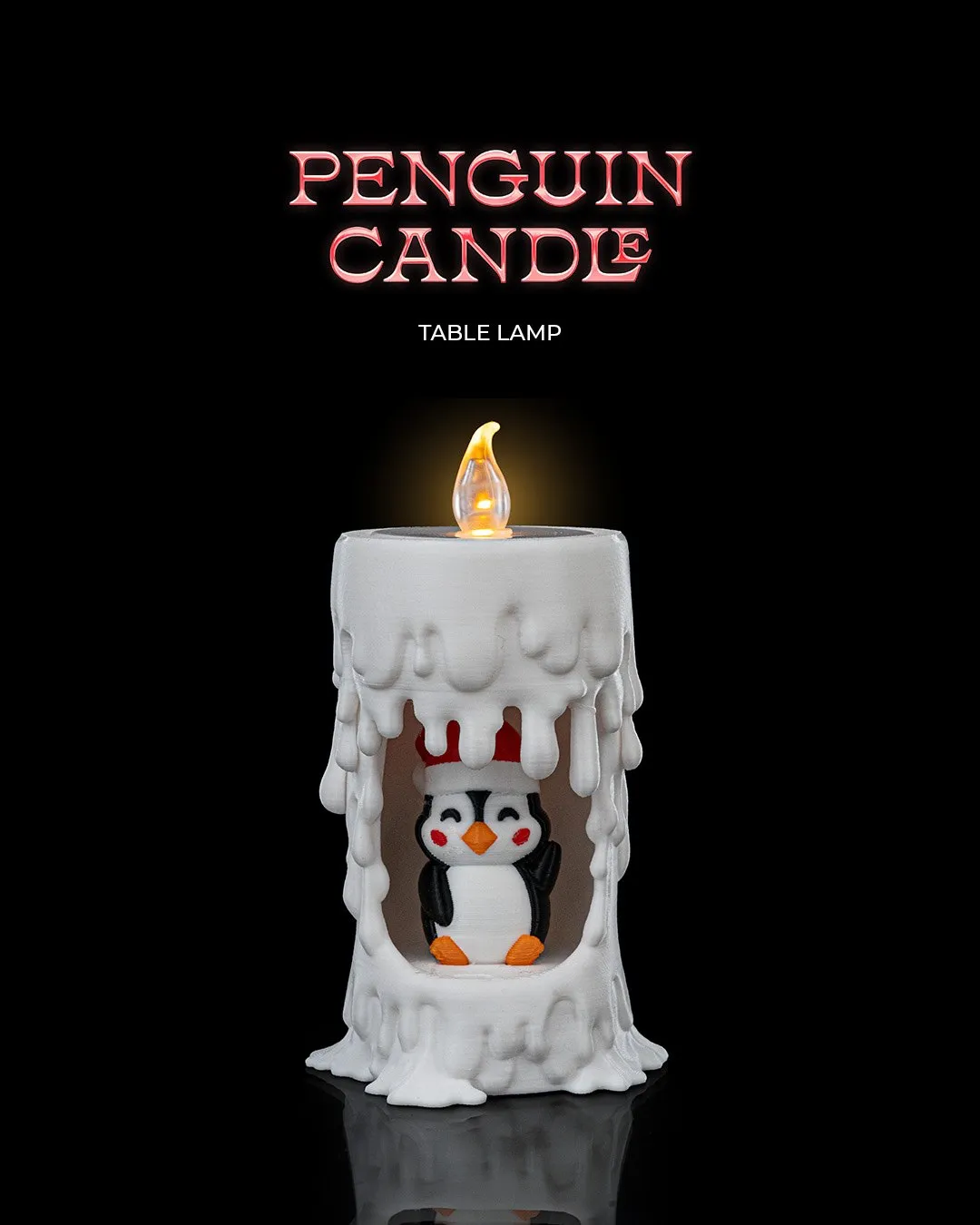 Penguin Candle Table Lamp Fe9e0d3b41