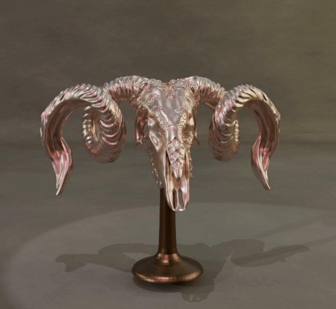 Sugar Goat Skull