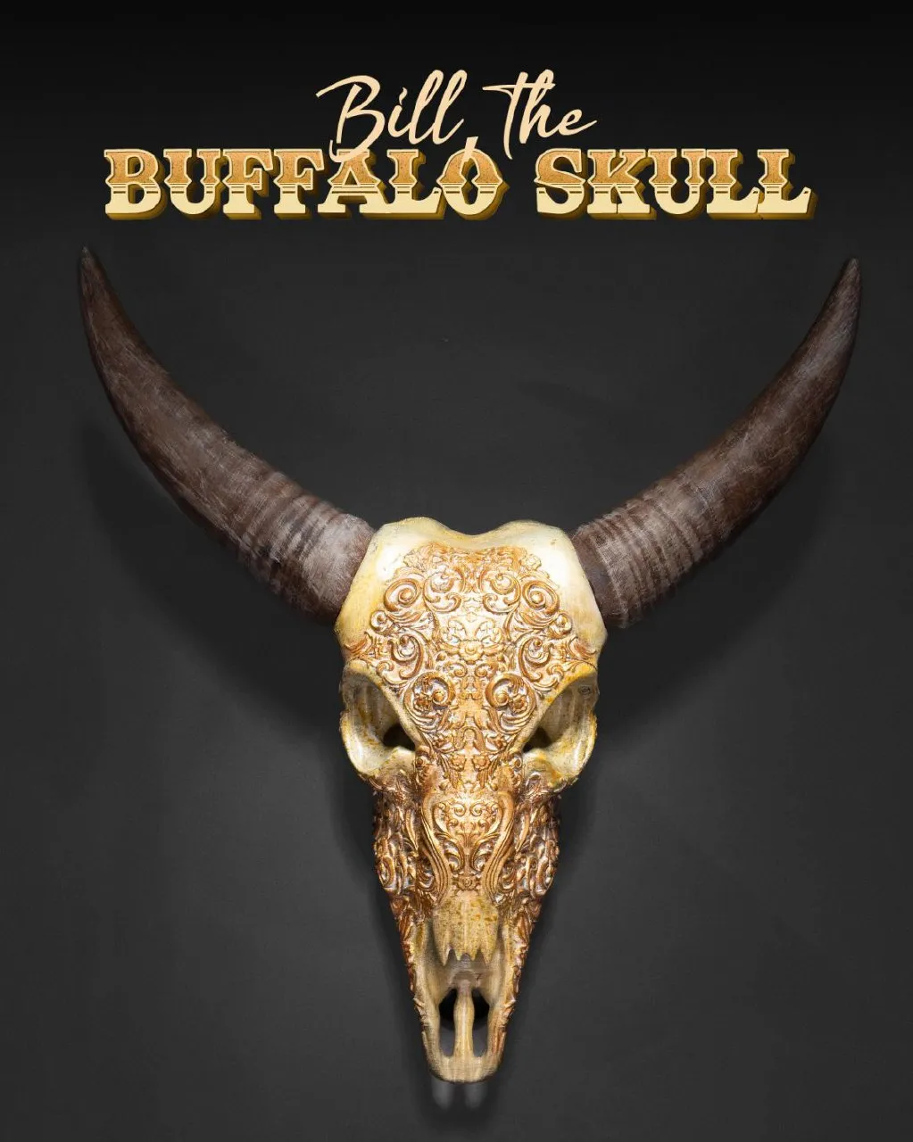 Ornamented Buffalo Skull Ee84b73406
