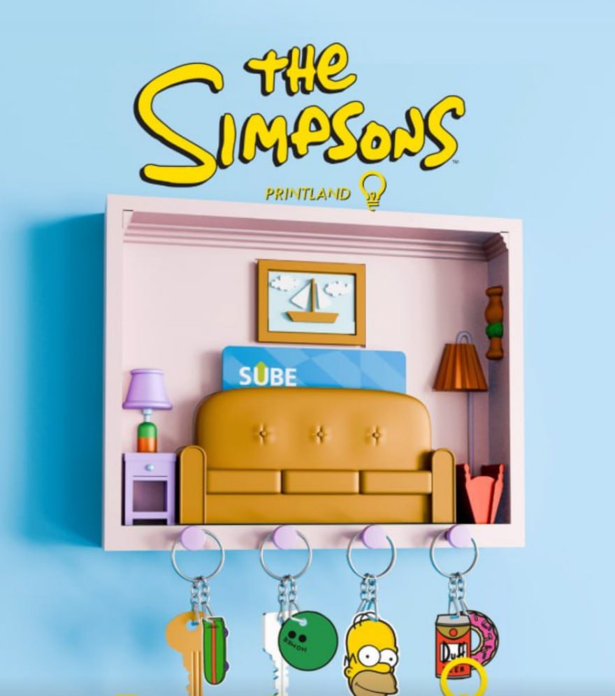 PORTA LLAVES SIMPSONS