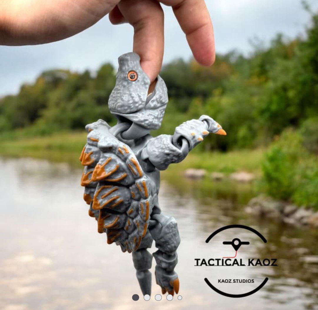 Articulated Alligator Snapping Turtle