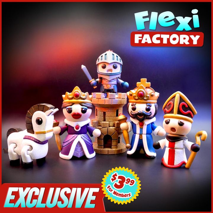Exclusive Flexi Factory Chess Set Available For Members Only 3 99
