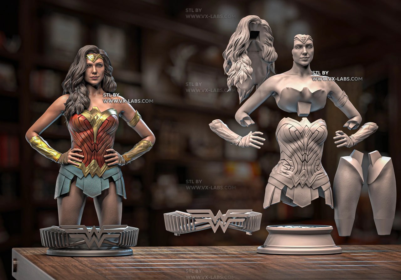 VXLabs - Wonder Woman Gal Gadot Bust