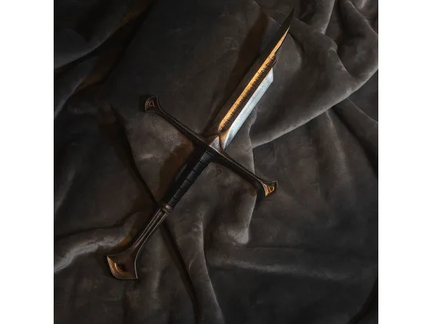 Lord Of The Rings -Narsil ENGRAVED Blade And Handle 5991348