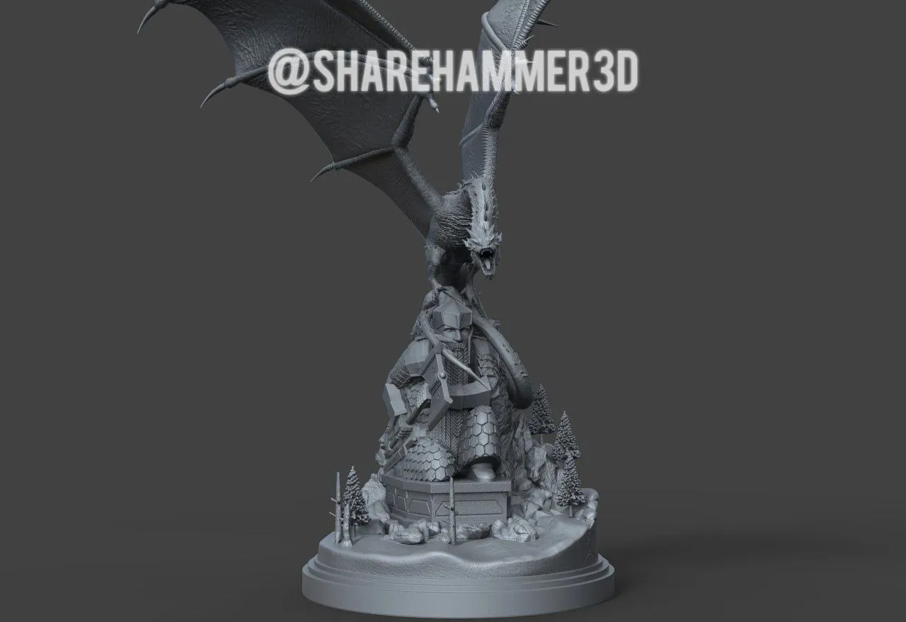 Wicked - Gandalf Vs Barlog Diorama Part09