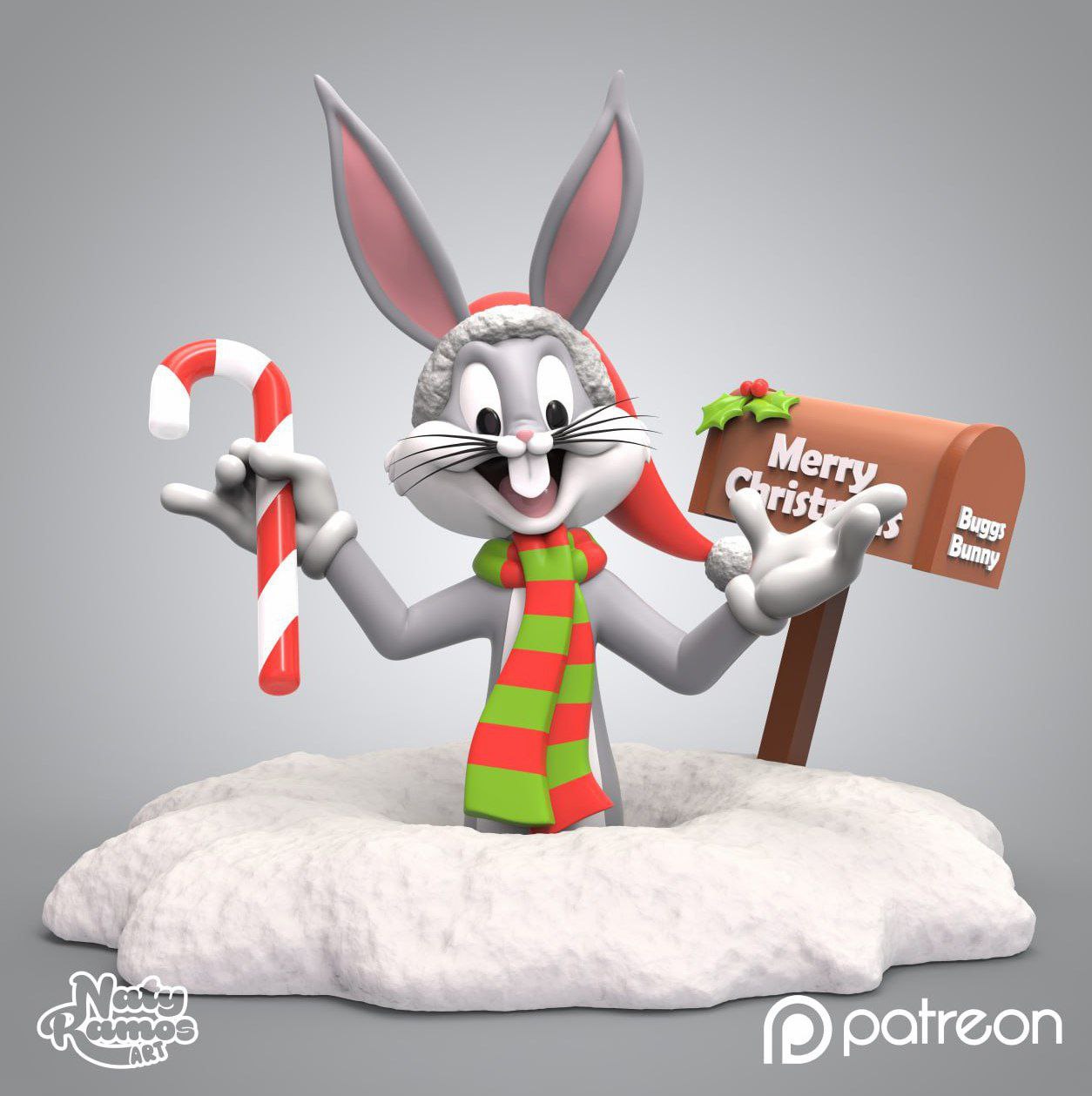 BUGS CHRISTMAS 15cm