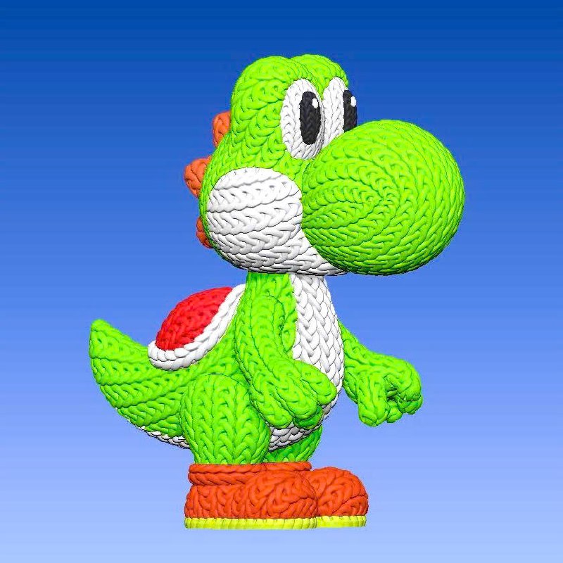 STL Yoshi Knitted Multipart