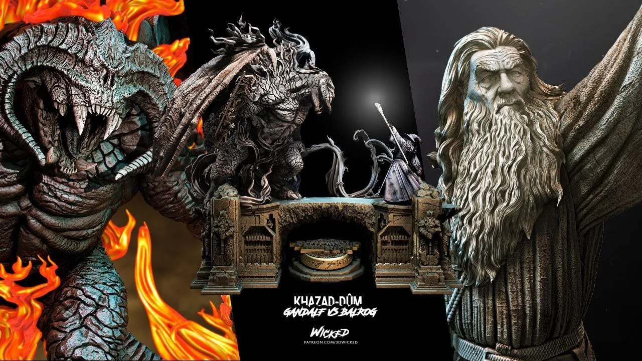 WICKED - Barlog Statue 863 63mm (One Piece)