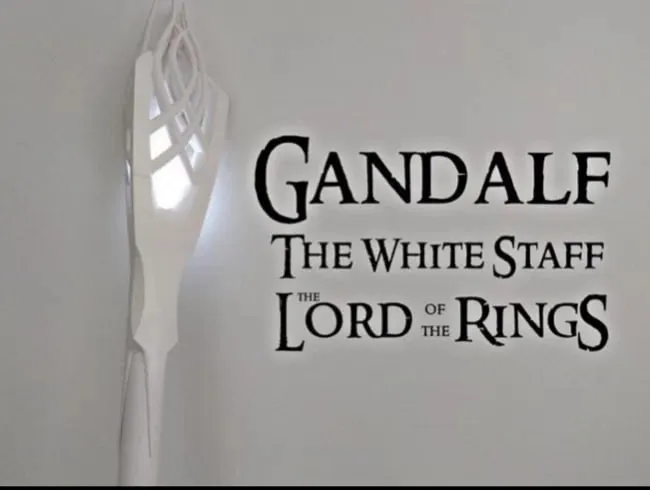 Gandalf - The White Staff - The Lord Of The Rings