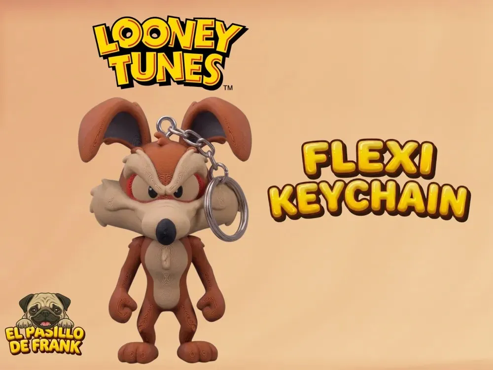 Coyote Keychain