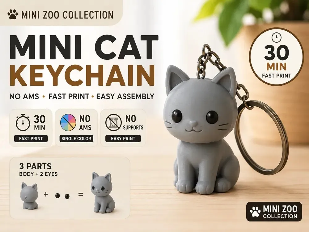Chaveiro Mini Gato