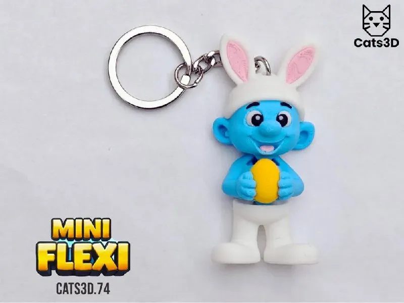 Cats 3D Studio - Smurf Easter - MakerWorld