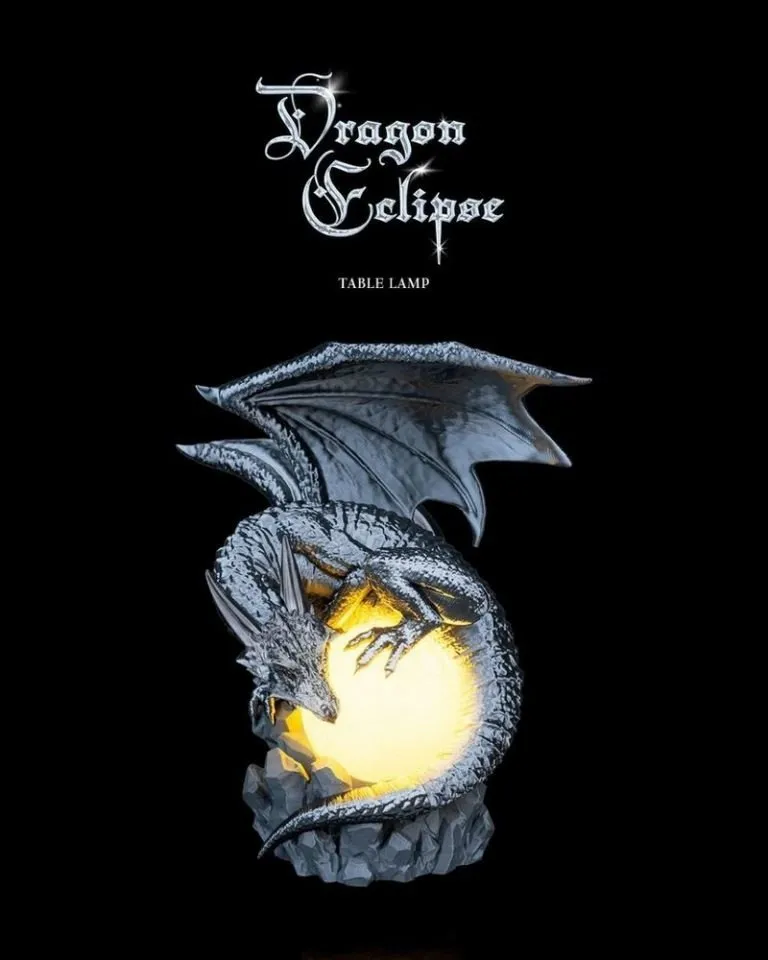 Dragon Eclipse Table Lamp – 3D Print Model
