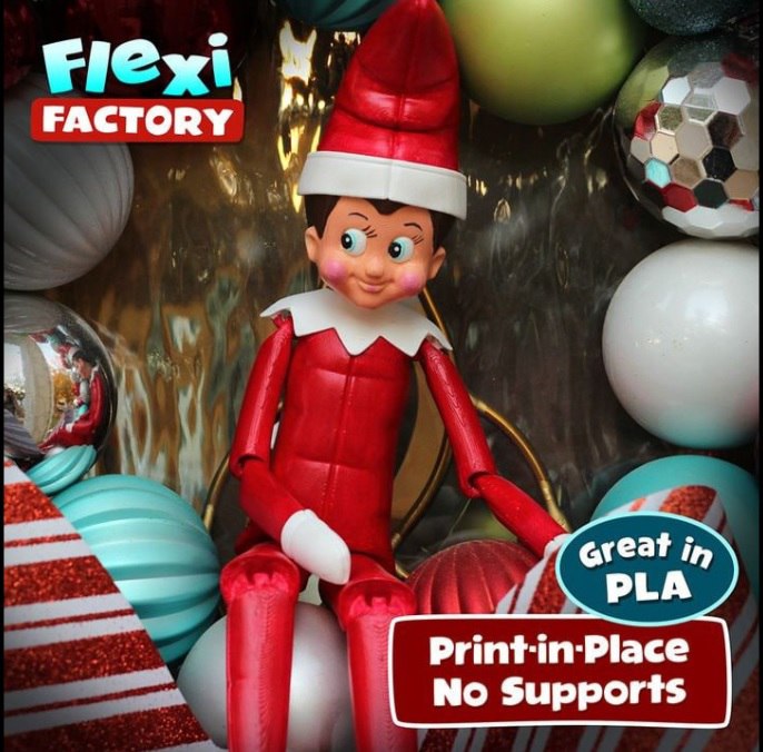 Articulated Flex IFactory - ELF - CUTE FLEXI PRINT-IN-PLACE