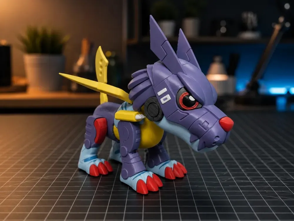 Digimon Chibi - Meta LGarurumon 15cm