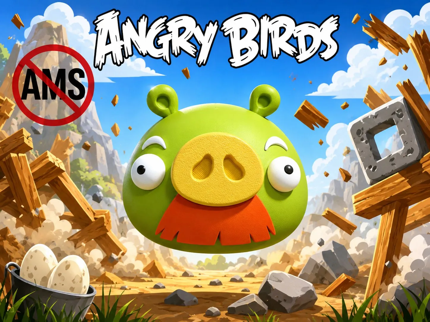 Angry Birds - Porco Capataz