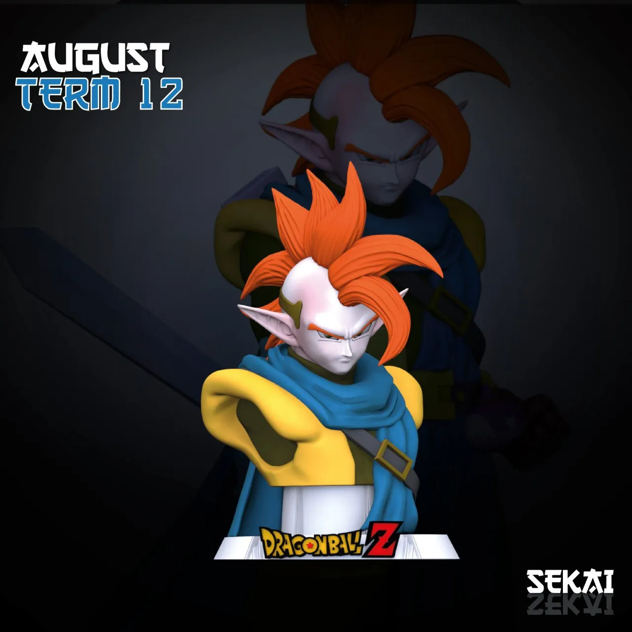 Tapion Bust - Sekai 3D Models - 9 5 Cm - 5 Parts