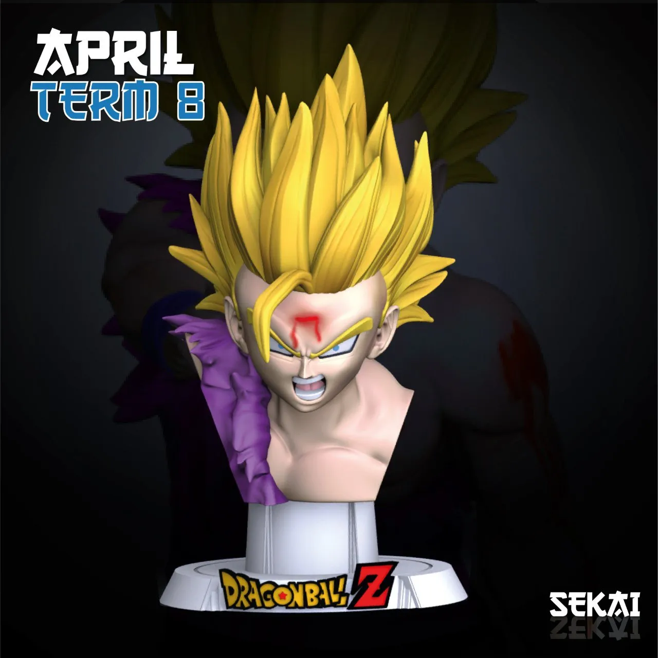 Gohan Bust - Sekai 3D Models - ⚙Tridrob⚙