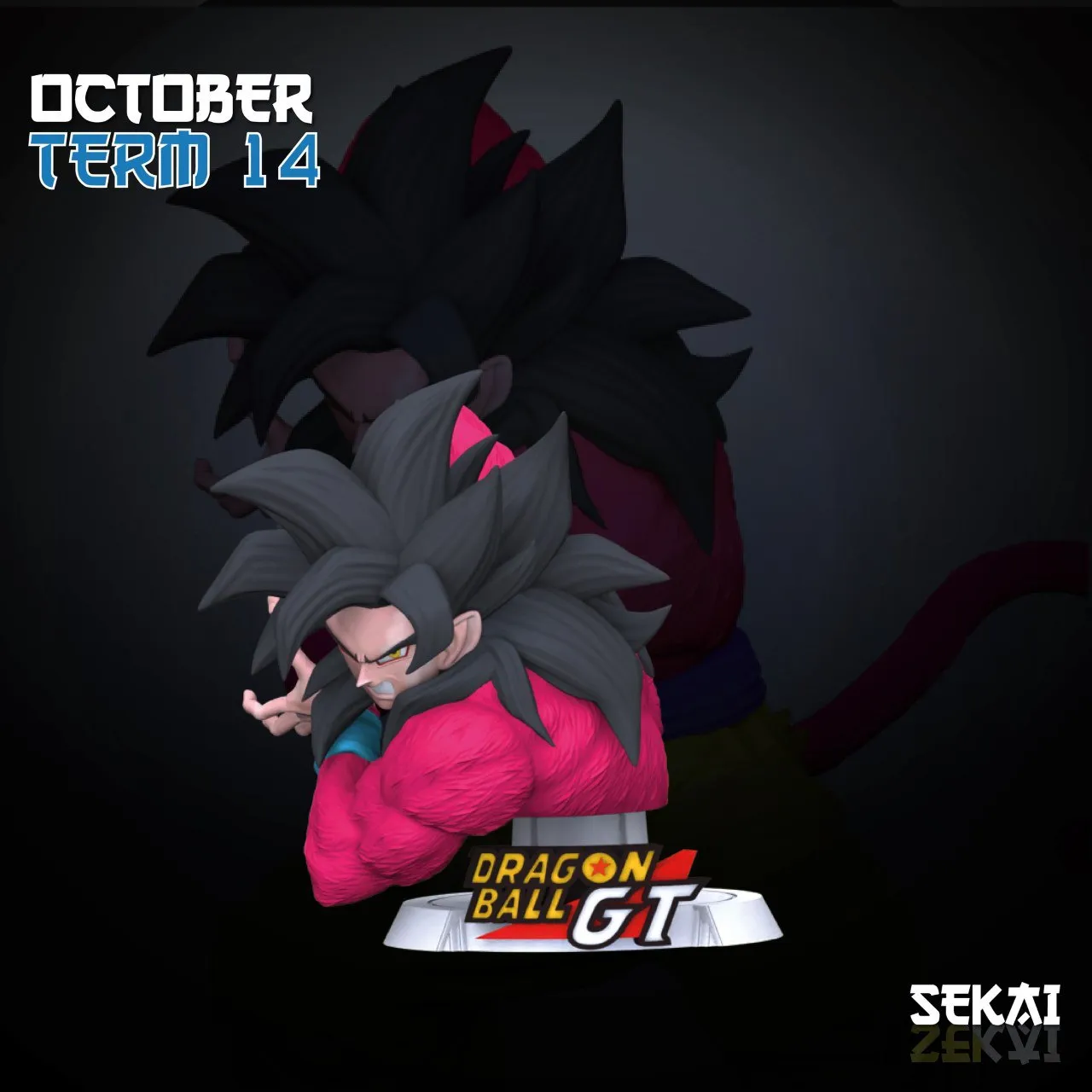 Goku Sculpture - Sekai 3D Models - 15 8 Cm - 13 Parts