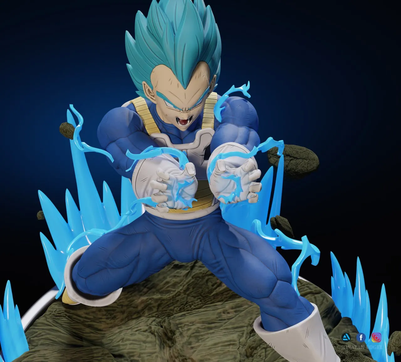 Vegeta Blue From Dragonball