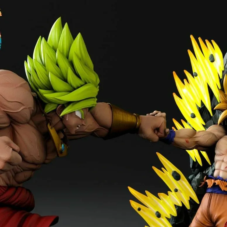 Diorama Goku Vs Broly 8