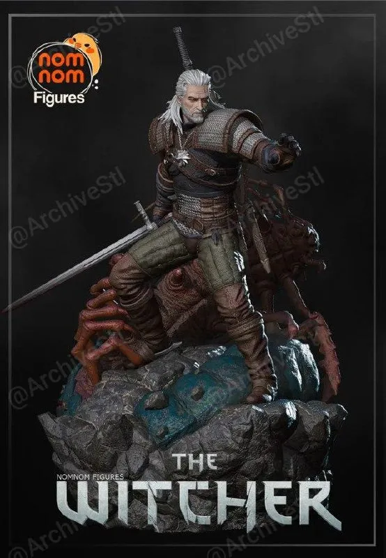 Nomnom Figures Geralt From The Witcher