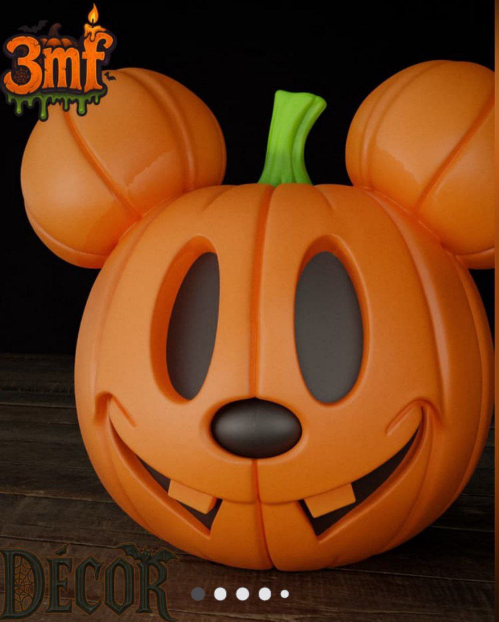 Mickey Halloween Pumpkin